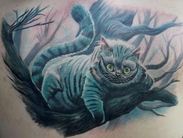 101 Amazing Cheshire Cat Tattoo Designs You Need To See  Outsons