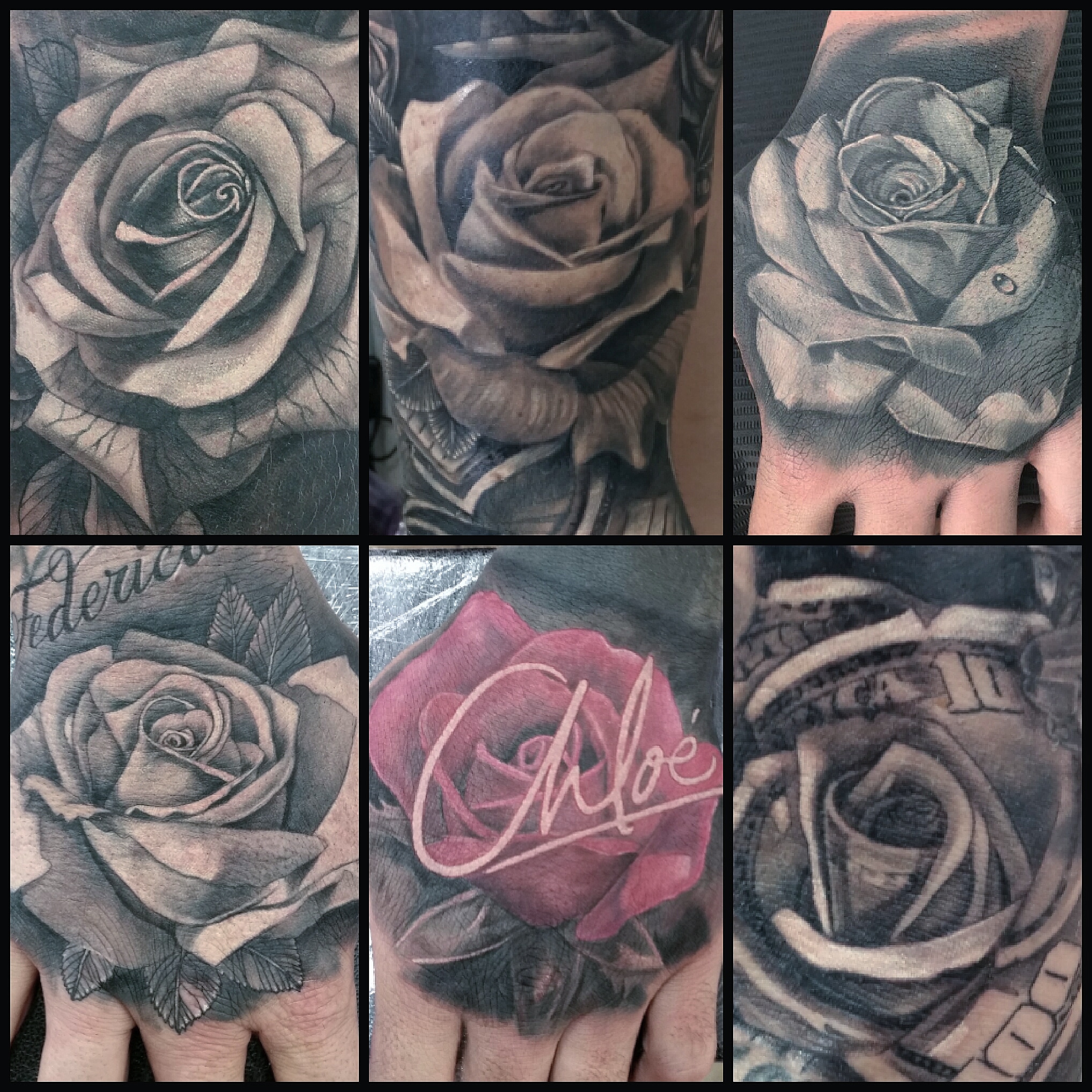 roses tatuajes tenerife realismo tattoo