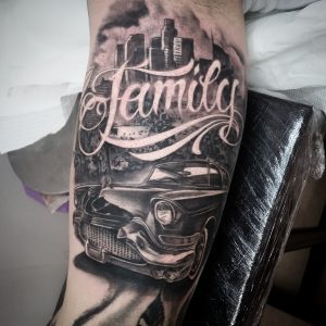 tattoo tenerife cadillac coches tatuajes realismo